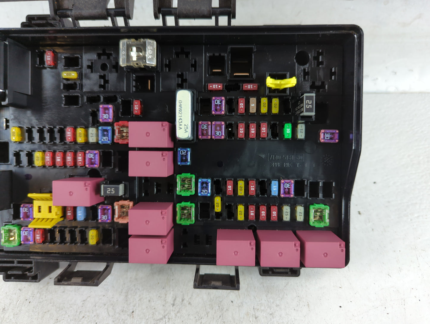 2022 Dodge Ram 1500 Fusebox Fuse Box Panel Relay Module P/N:68576496AA Fits OEM Used Auto Parts - Oemusedautoparts1.com