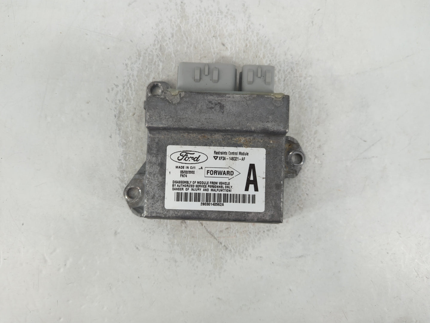 2002 Lincoln Continental PCM Engine Control Computer ECU ECM PCU OEM P/N:XF3A-14B321-AF Fits OEM Used Auto Parts - Oemusedautoparts1.com