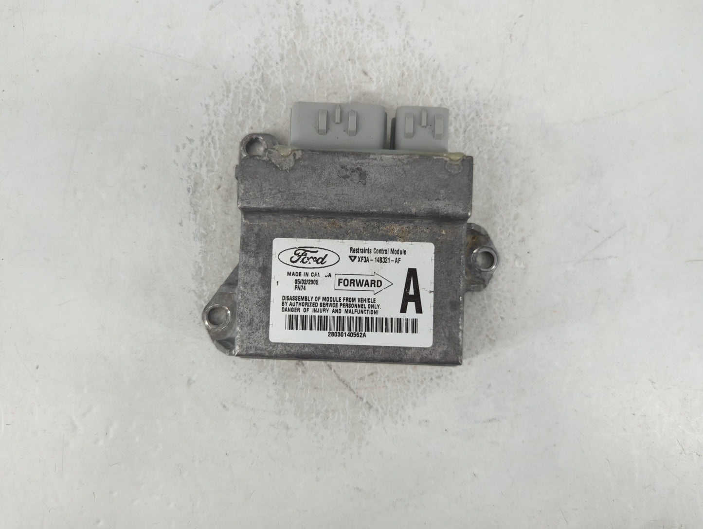 2002 Lincoln Continental PCM Engine Control Computer ECU ECM PCU OEM P/N:XF3A-14B321-AF Fits OEM Used Auto Parts - Oemusedautoparts1.com