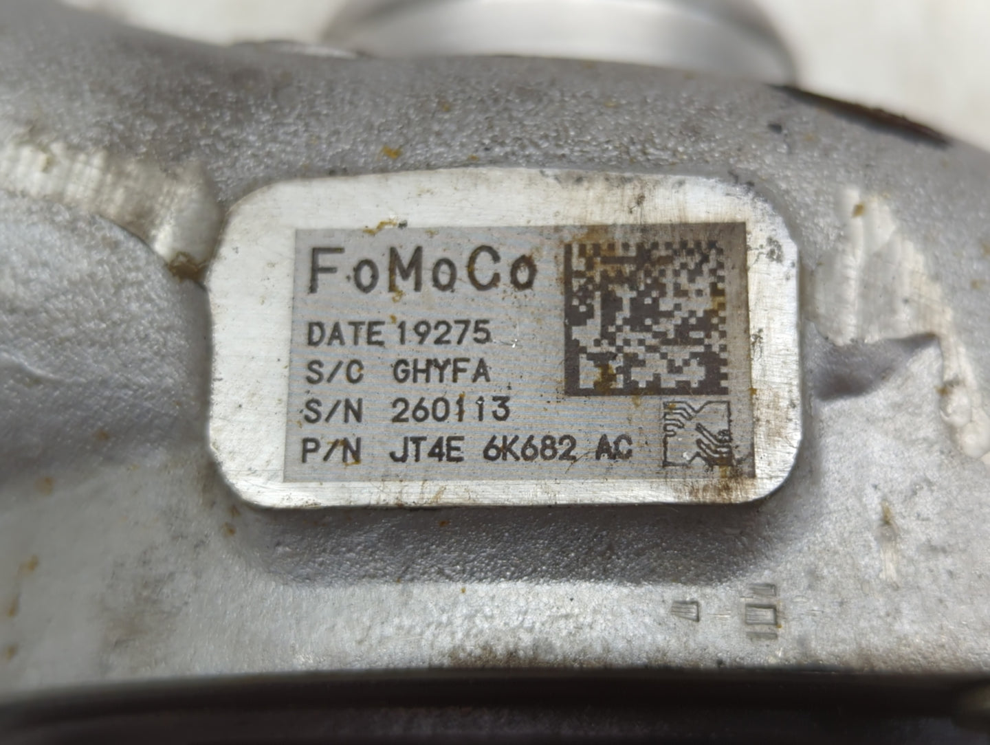 2018 Ford F-150 Turbocharger Turbo Charger Super Charger Supercharger - Oemusedautoparts1.com