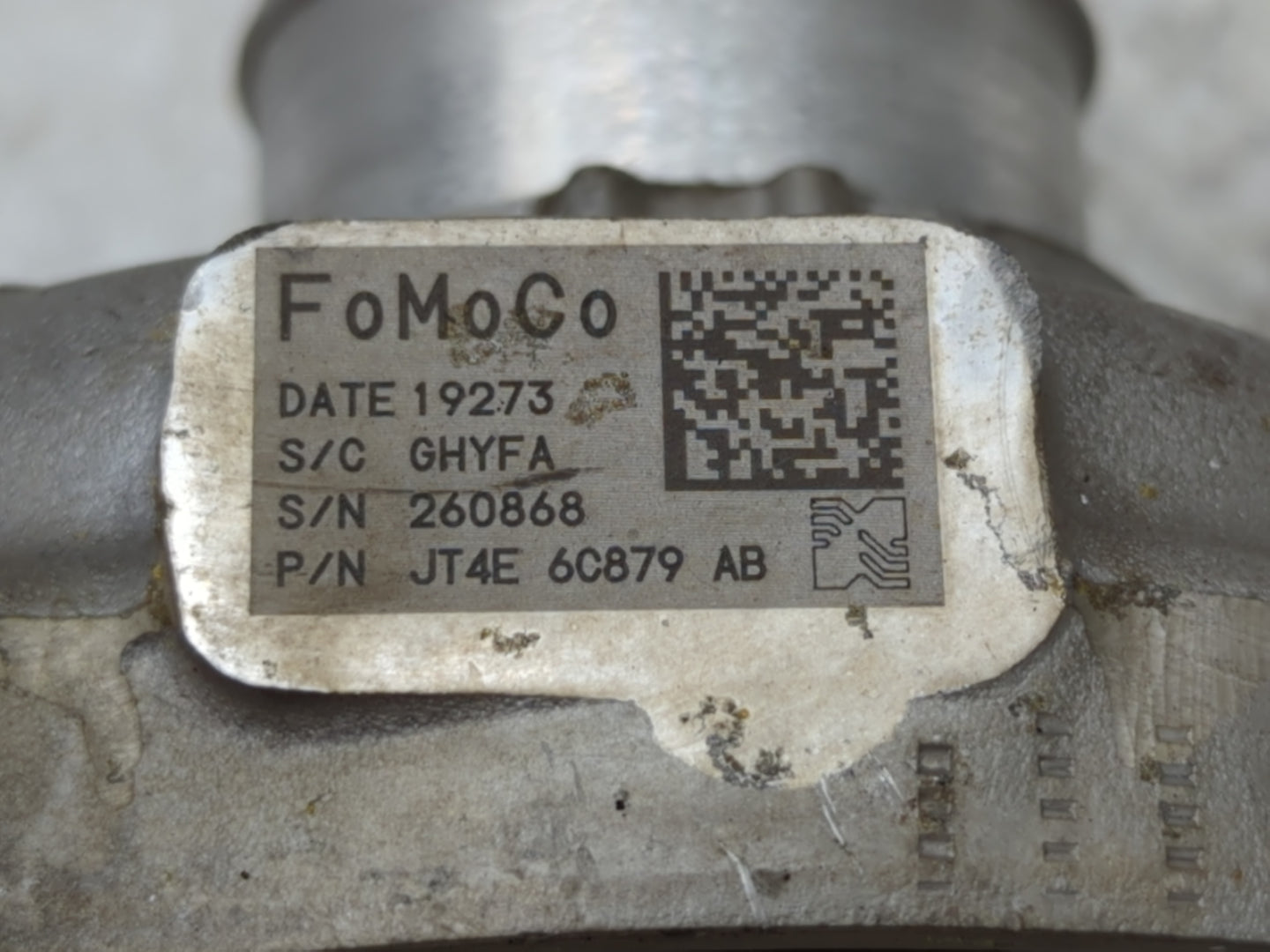 2018 Ford F-150 Turbocharger Turbo Charger Super Charger Supercharger - Oemusedautoparts1.com