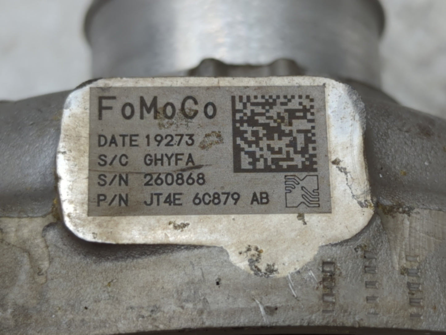 2018 Ford F-150 Turbocharger Turbo Charger Super Charger Supercharger - Oemusedautoparts1.com