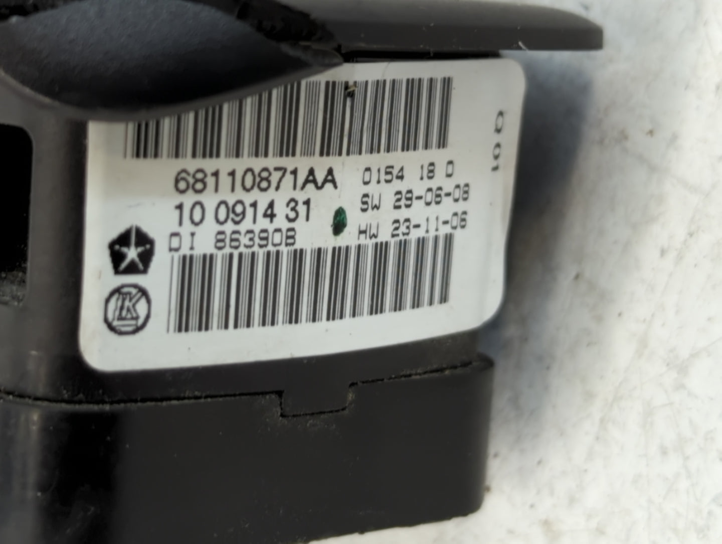 2012-2016 Chrysler Town & Country Master Power Window Switch Replacement Driver Side Left P/N:68110871AA Fits OEM Used Auto Parts - Oemusedautoparts1.com