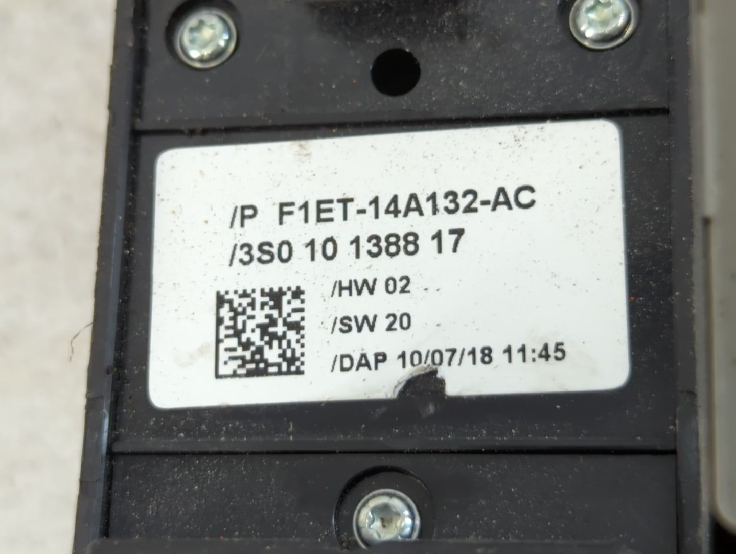 2017-2019 Ford Escape Master Power Window Switch Replacement Driver Side Left P/N:F1ET-14A132-AC Fits OEM Used Auto Parts - Oemusedautoparts1.com