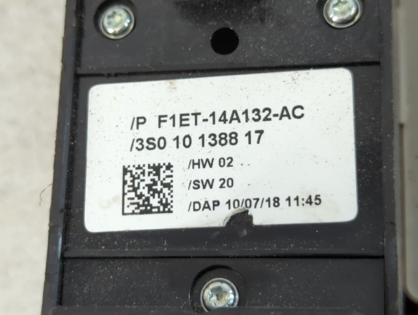 2017-2019 Ford Escape Master Power Window Switch Replacement Driver Side Left P/N:F1ET-14A132-AC Fits OEM Used Auto Parts - Oemusedautoparts1.com