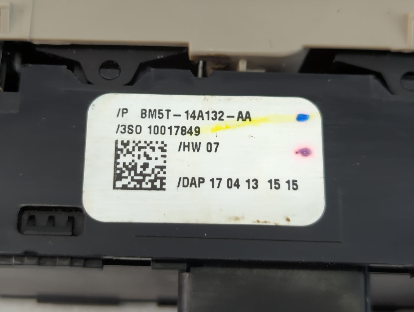 2013-2019 Ford Escape Master Power Window Switch Replacement Driver Side Left P/N:BM5T-14A132-AA Fits OEM Used Auto Parts - Oemusedautoparts1.com