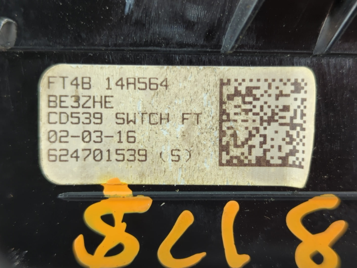 2015-2020 Ford Edge Master Power Window Switch Replacement Driver Side Left P/N:624701539 FT4B 14A564 Fits OEM Used Auto Parts - Oemusedautoparts1.com