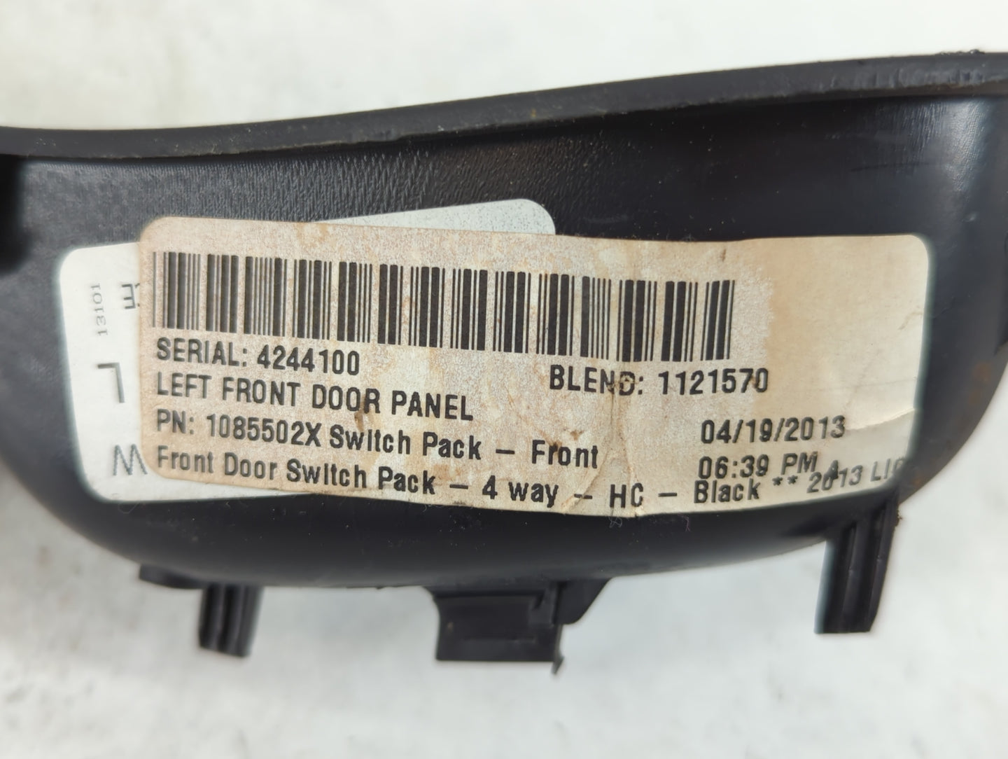2012-2018 Ford Focus Master Power Window Switch Replacement Driver Side Left P/N:1085502X Fits OEM Used Auto Parts - Oemusedautoparts1.com