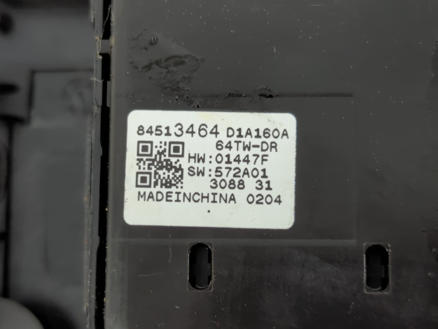 2016-2021 Chevrolet Malibu Master Power Window Switch Replacement Driver Side Left P/N:84513464 Fits OEM Used Auto Parts - Oemusedautoparts1.com