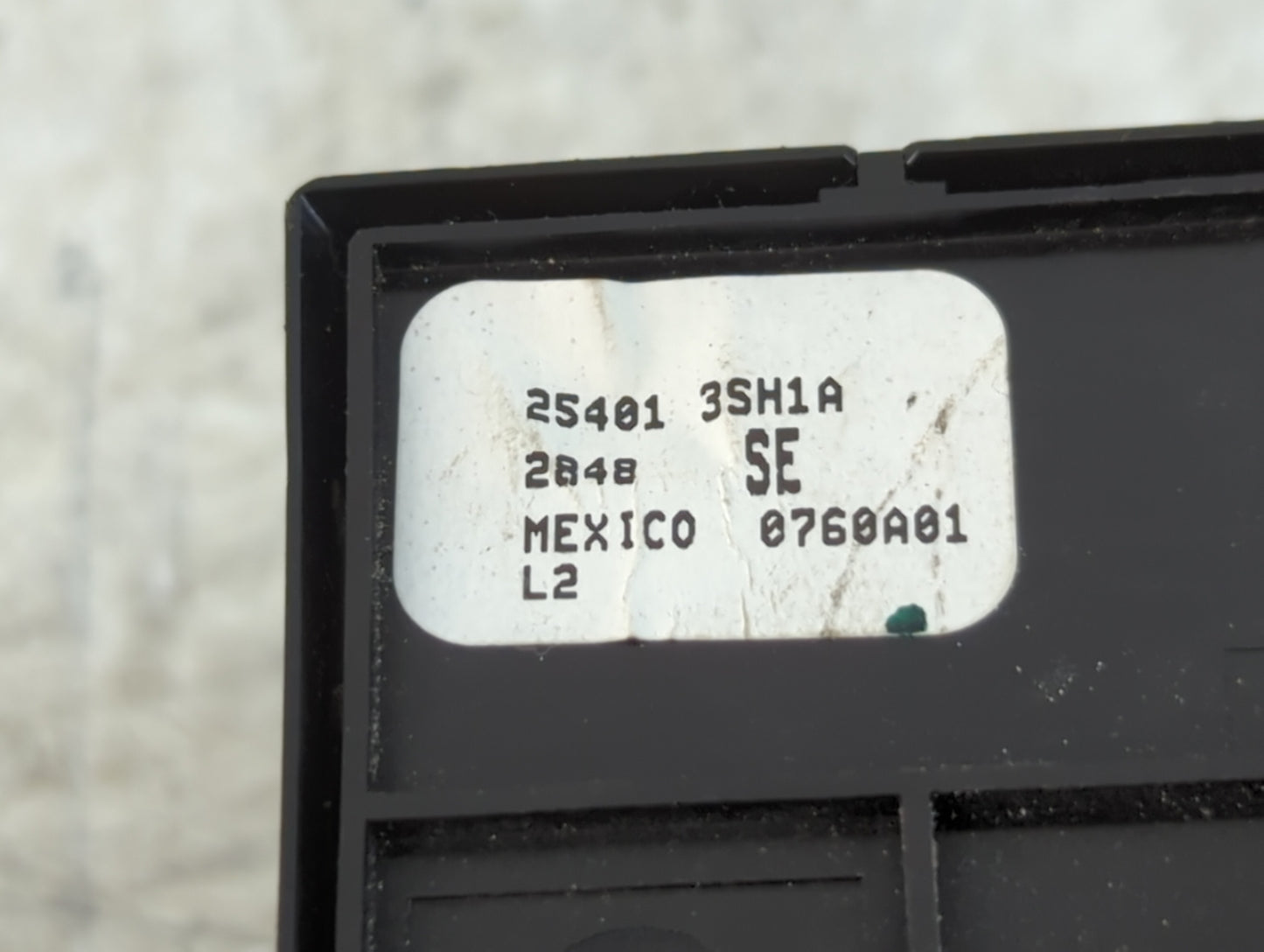 2013-2019 Nissan Sentra Master Power Window Switch Replacement Driver Side Left P/N:25401 3SH1A Fits OEM Used Auto Parts - Oemusedautoparts1.com