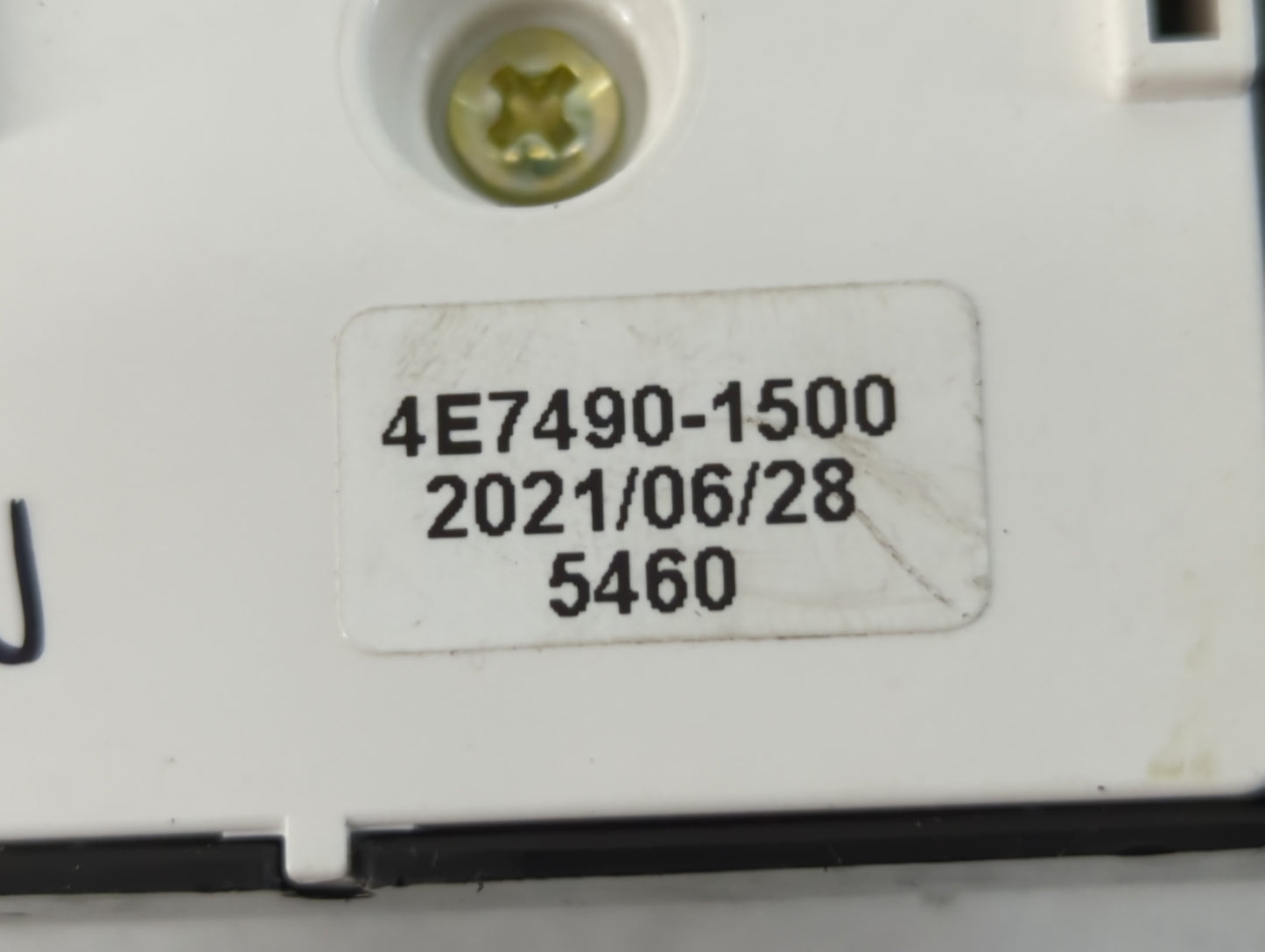 2019-2022 Kia Forte Master Power Window Switch Replacement Driver Side Left P/N:4E7490-1500 Fits Fits 2019 2020 2021 2022 OEM Used Auto Parts - Oemusedautoparts1.com