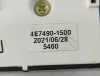 2019-2022 Kia Forte Master Power Window Switch Replacement Driver Side Left P/N:4E7490-1500 Fits Fits 2019 2020 2021 2022 OEM Used Auto Parts - Oemusedautoparts1.com