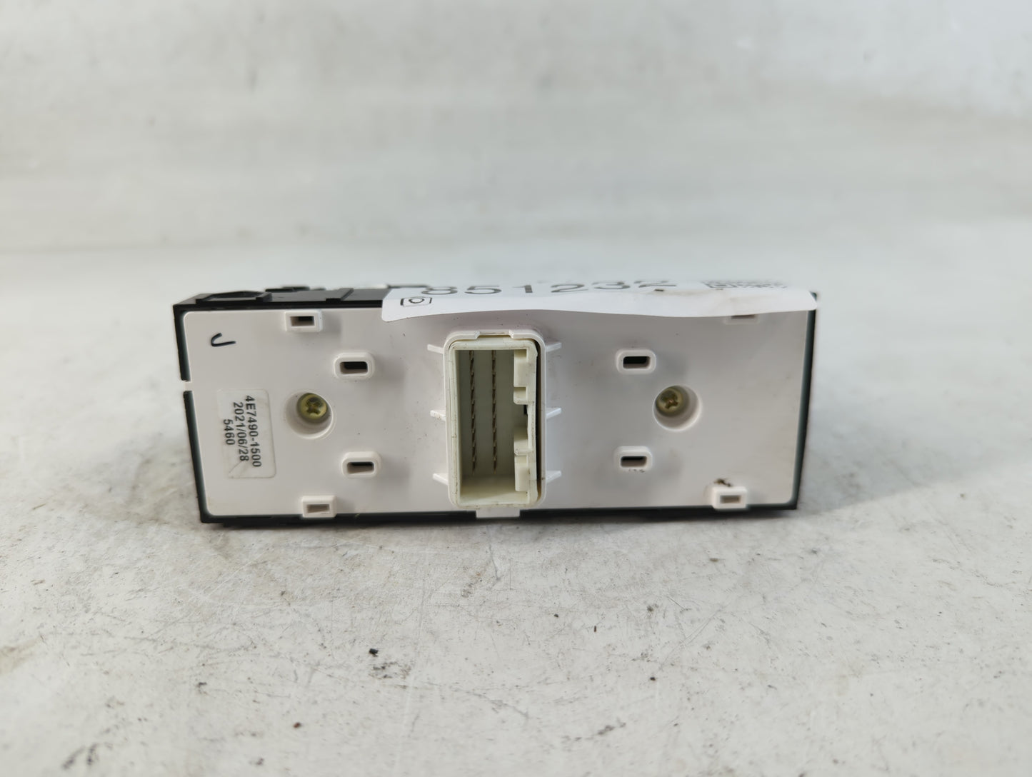 2019-2022 Kia Forte Master Power Window Switch Replacement Driver Side Left P/N:4E7490-1500 Fits Fits 2019 2020 2021 2022 OEM Used Auto Parts - Oemusedautoparts1.com