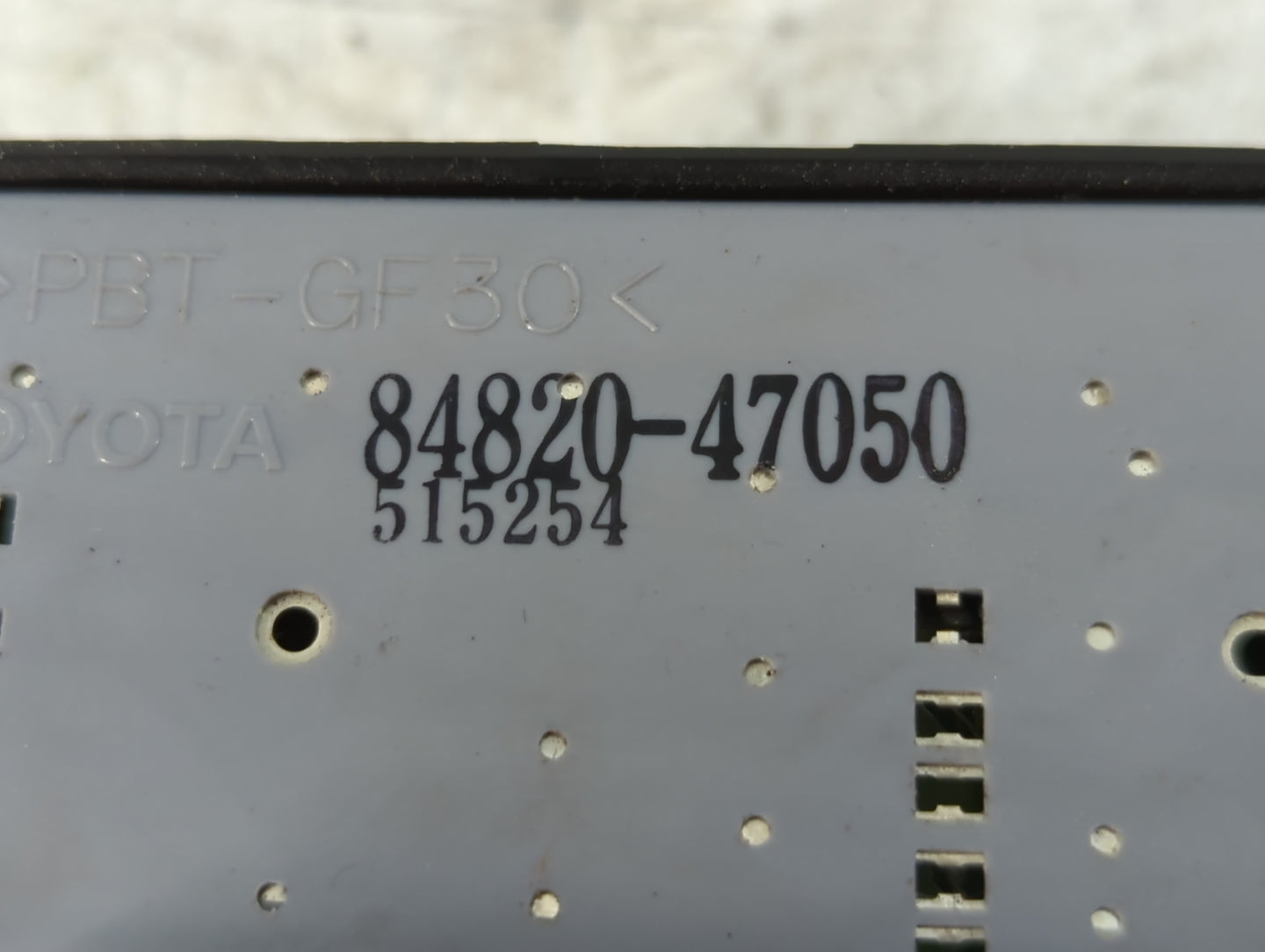 2004-2013 Toyota Prius Master Power Window Switch Replacement Driver Side Left P/N:84820-47050 Fits OEM Used Auto Parts - Oemusedautoparts1.com