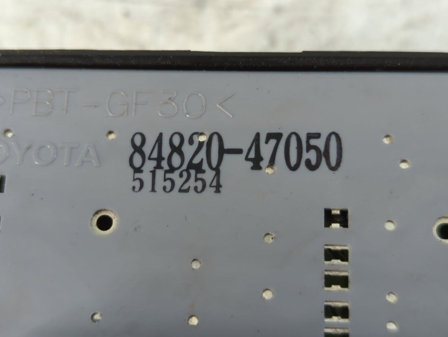 2004-2013 Toyota Prius Master Power Window Switch Replacement Driver Side Left P/N:84820-47050 Fits OEM Used Auto Parts - Oemusedautoparts1.com