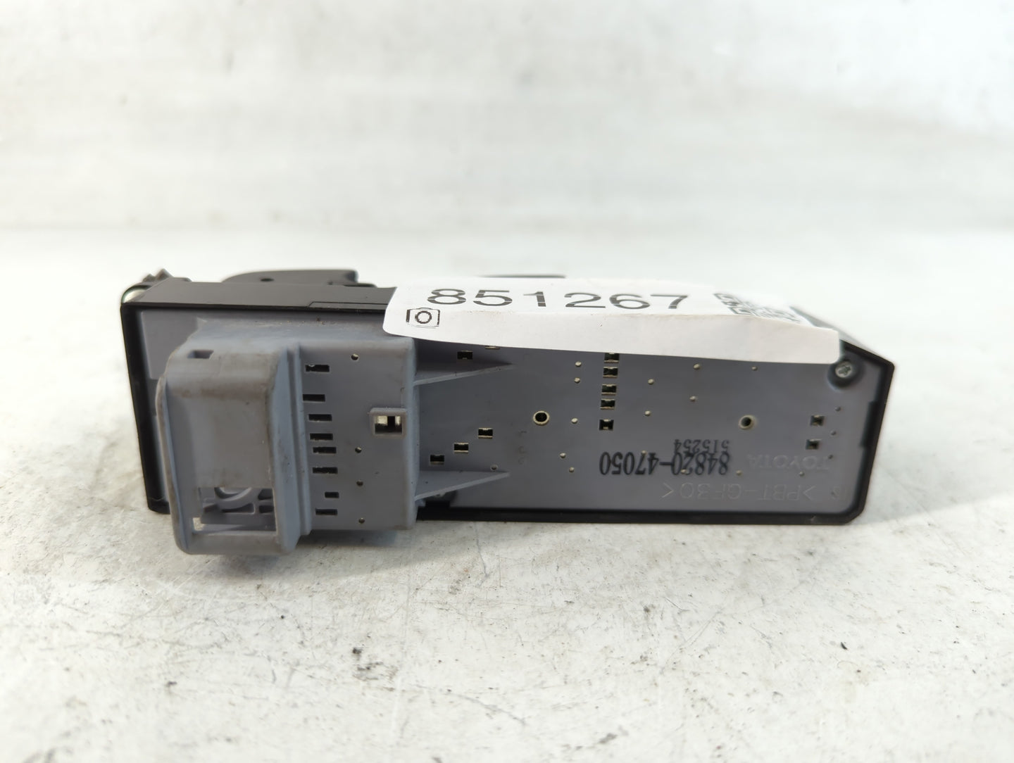 2004-2013 Toyota Prius Master Power Window Switch Replacement Driver Side Left P/N:84820-47050 Fits OEM Used Auto Parts - Oemusedautoparts1.com