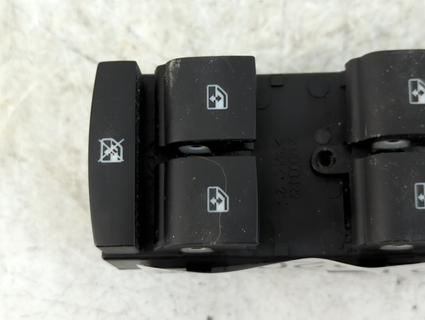 2021 Mitsubishi Mirage Master Power Window Switch Replacement Driver Side Left P/N:95188244 Fits OEM Used Auto Parts - Oemusedautoparts1.com