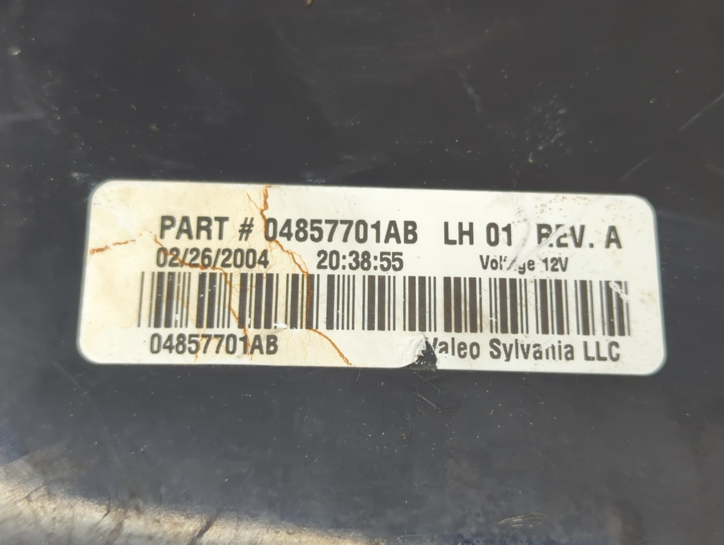 2001-2007 Dodge Caravan Driver Left Oem Head Light Headlight Lamp - Oemusedautoparts1.com