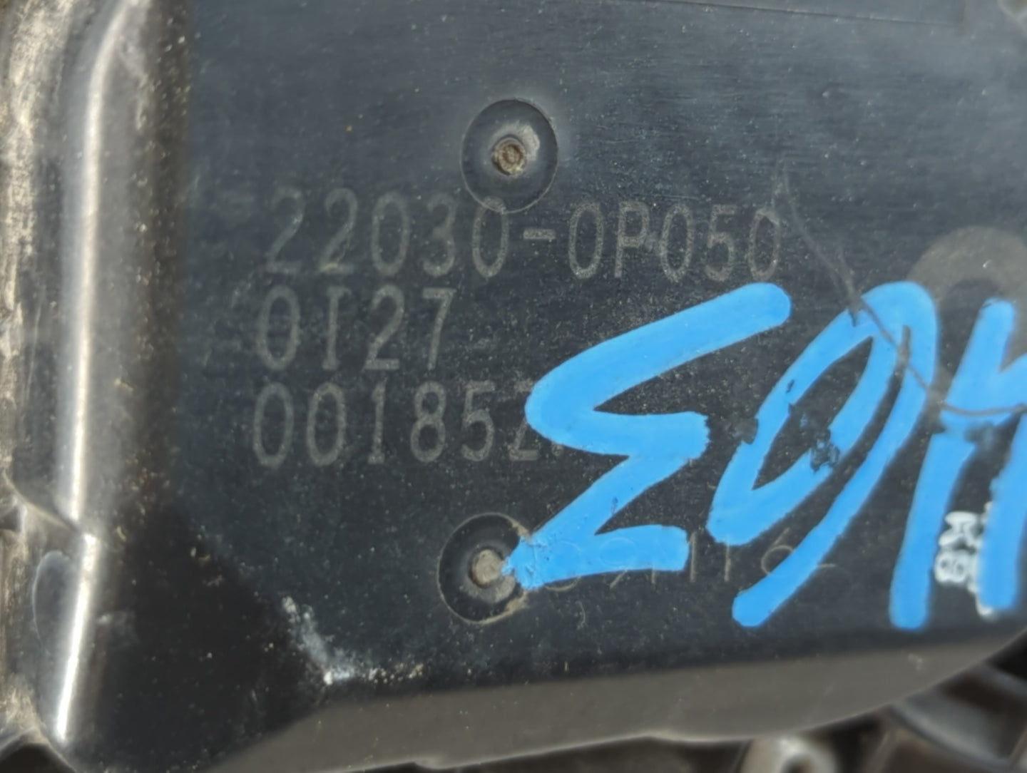 2007-2016 Toyota Sienna Throttle Body P/N:22030-0P050 Fits OEM Used Auto Parts - Oemusedautoparts1.com