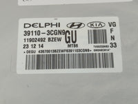 2014-2016 Kia Cadenza PCM Engine Control Computer ECU ECM PCU OEM P/N:39110-2CGN9 Fits Fits 2014 2015 2016 OEM Used Auto Parts - Oemusedautoparts1.com