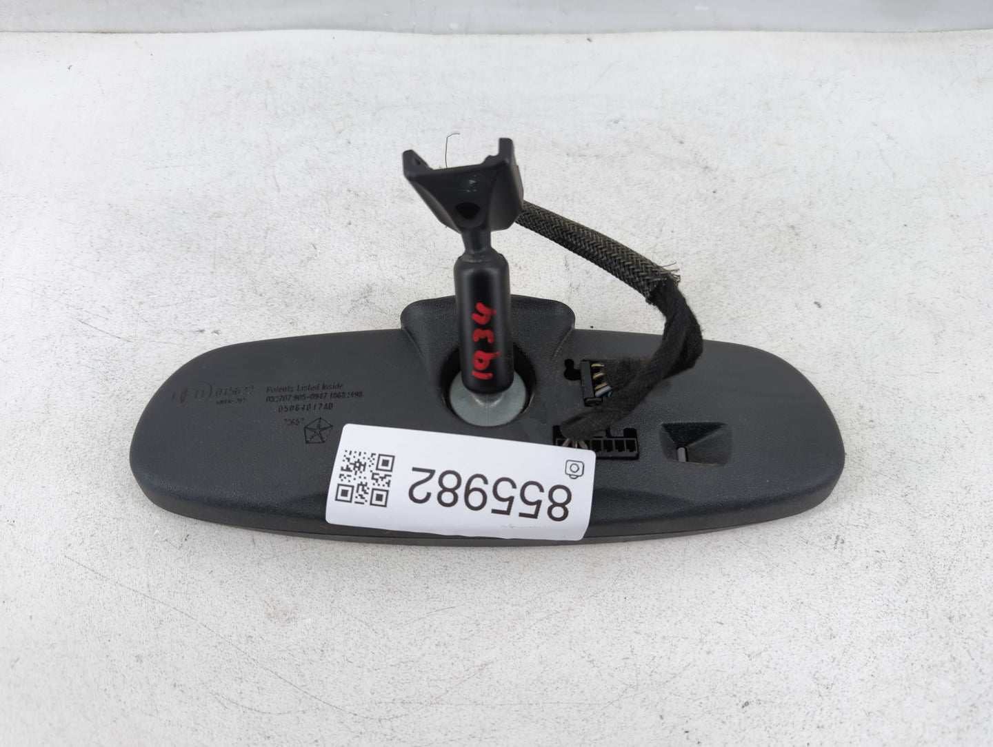 2007-2012 Dodge Caliber Interior Rear View Mirror Replacement OEM P/N:E11015622 Fits OEM Used Auto Parts - Oemusedautoparts1.com