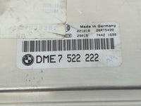 2003 Bmw X5 PCM Engine Control Computer ECU ECM PCU OEM P/N:DME7 7 522 222 26RT5499, 021018 Fits OEM Used Auto Parts - Oemusedautoparts1.com