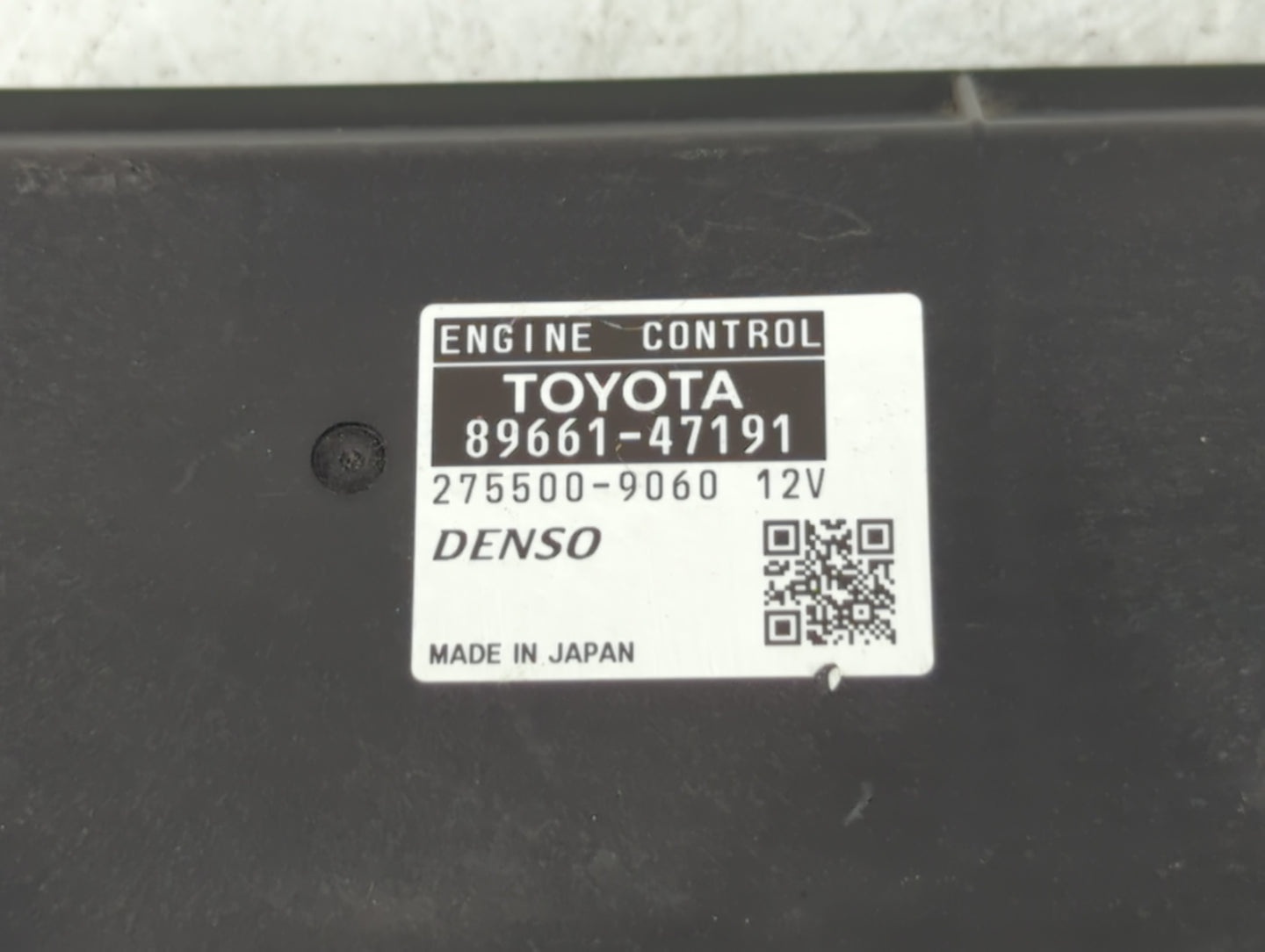2012-2013 Toyota Prius PCM Engine Control Computer ECU ECM PCU OEM P/N:89661-47191 Fits Fits 2012 2013 OEM Used Auto Parts - Oemusedautoparts1.com