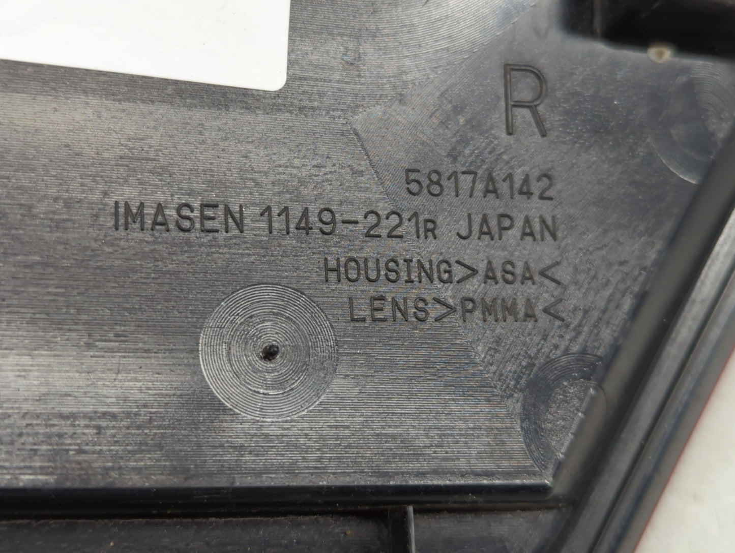 2011 Mitsubishi Endeavor Tail Light Assembly Driver Left OEM Fits OEM Used Auto Parts