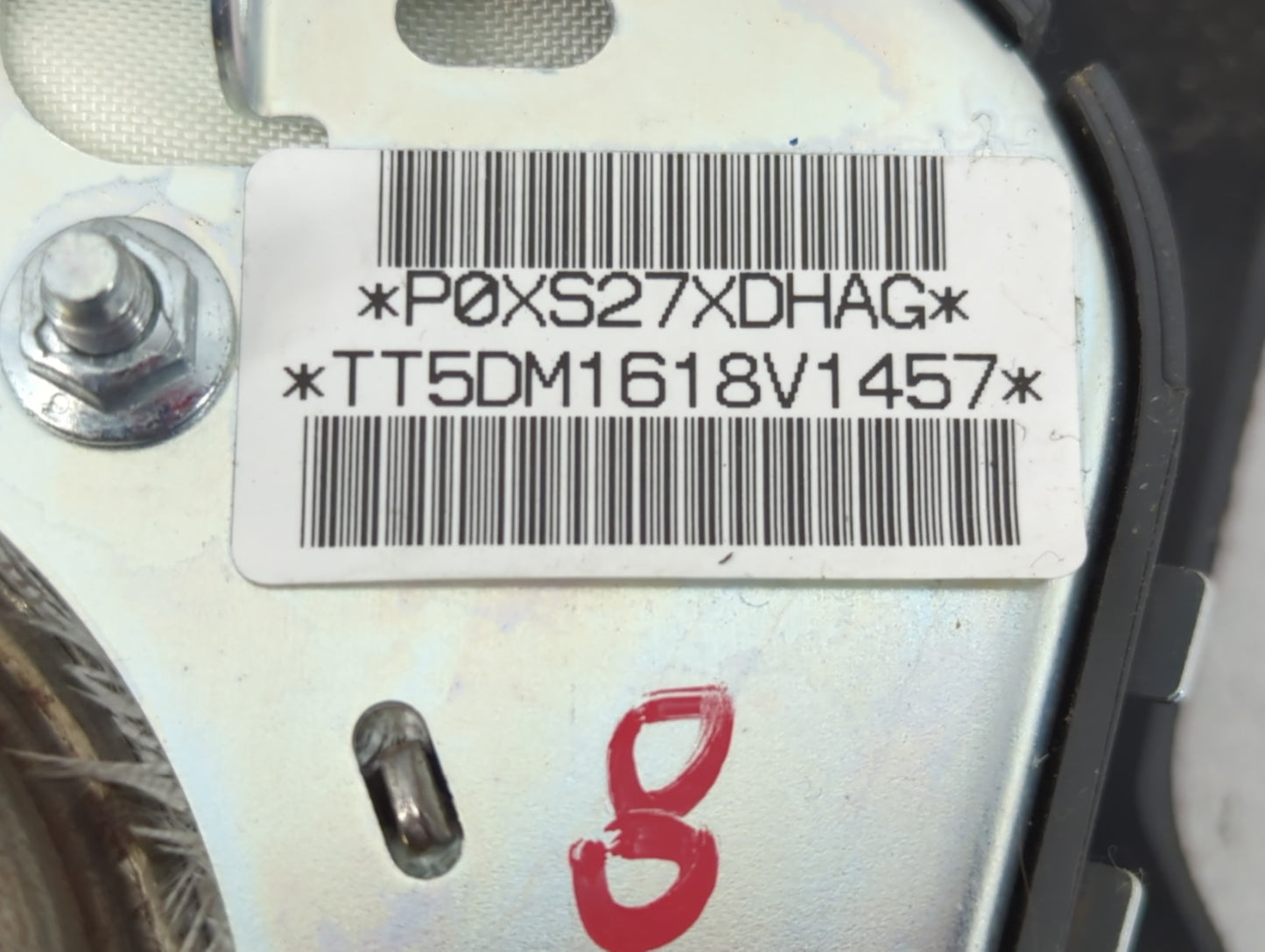 2007-2009 Chrysler Sebring Air Bag Driver Left Steering Wheel Mounted Fits Fits 2007 2008 2009 OEM Used Auto Parts - Oemusedautoparts1.com