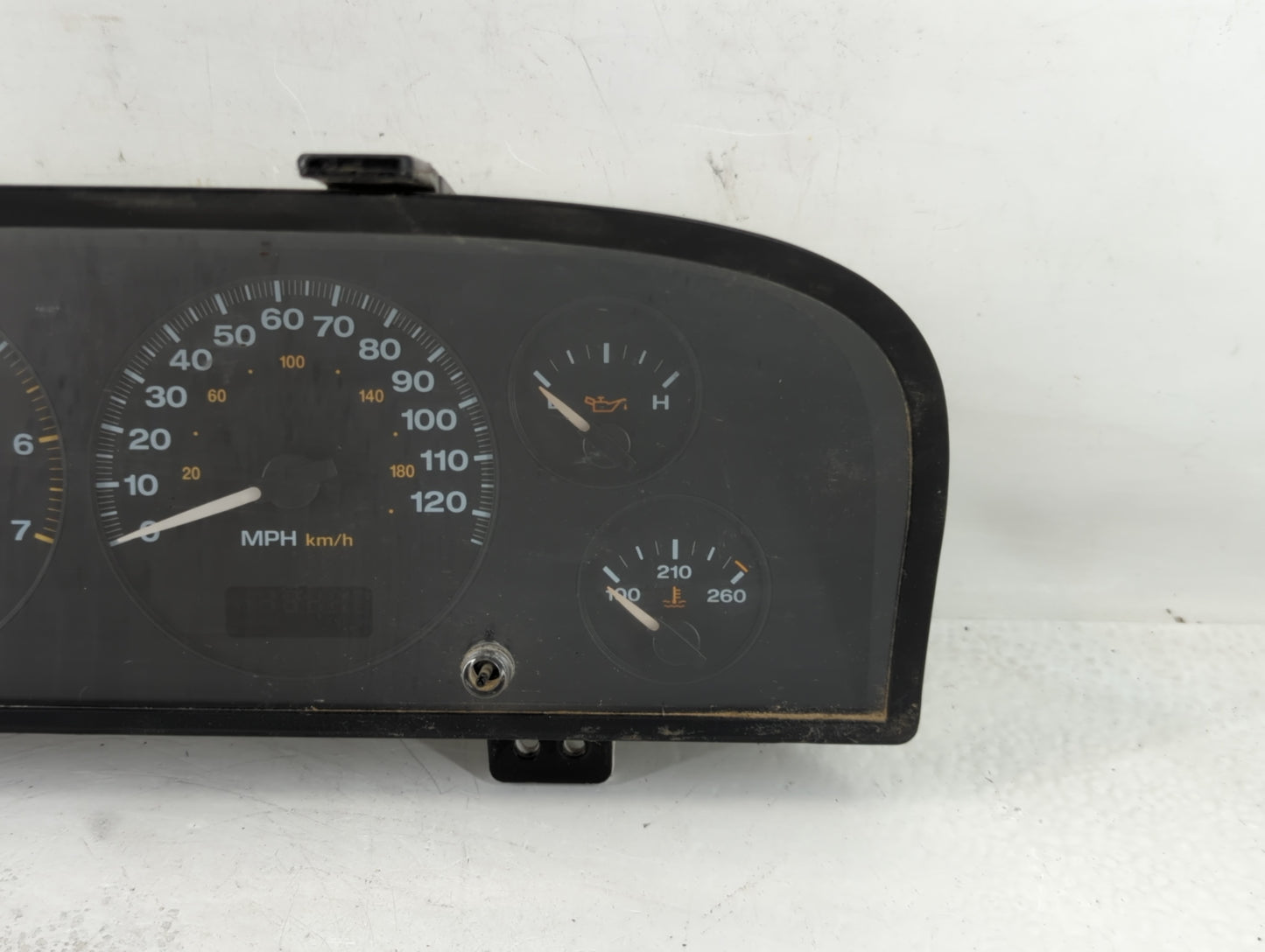 2002-2004 Jeep Grand Cherokee Instrument Cluster Speedometer Gauges P/N:56050802AE Fits Fits 2002 2003 2004 OEM Used Auto Parts - Oemusedautoparts1.com