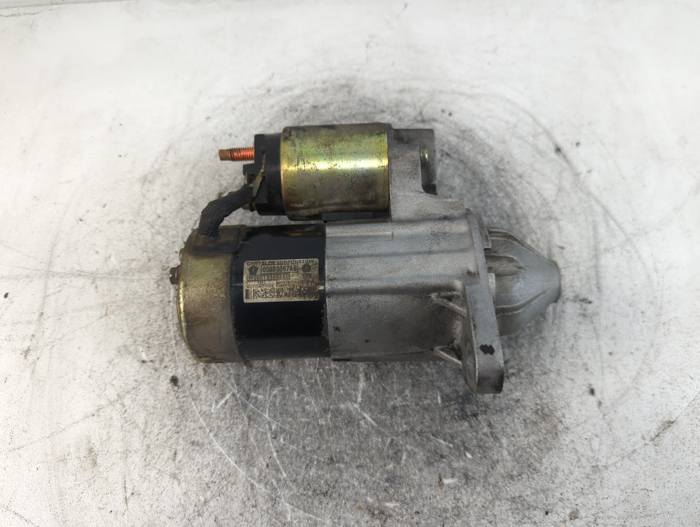 2003-2010 Chrysler Pt Cruiser Car Starter Motor Solenoid OEM P/N:M000T84882ZC 05033067AB Fits OEM Used Auto Parts - Oemusedautoparts1.com