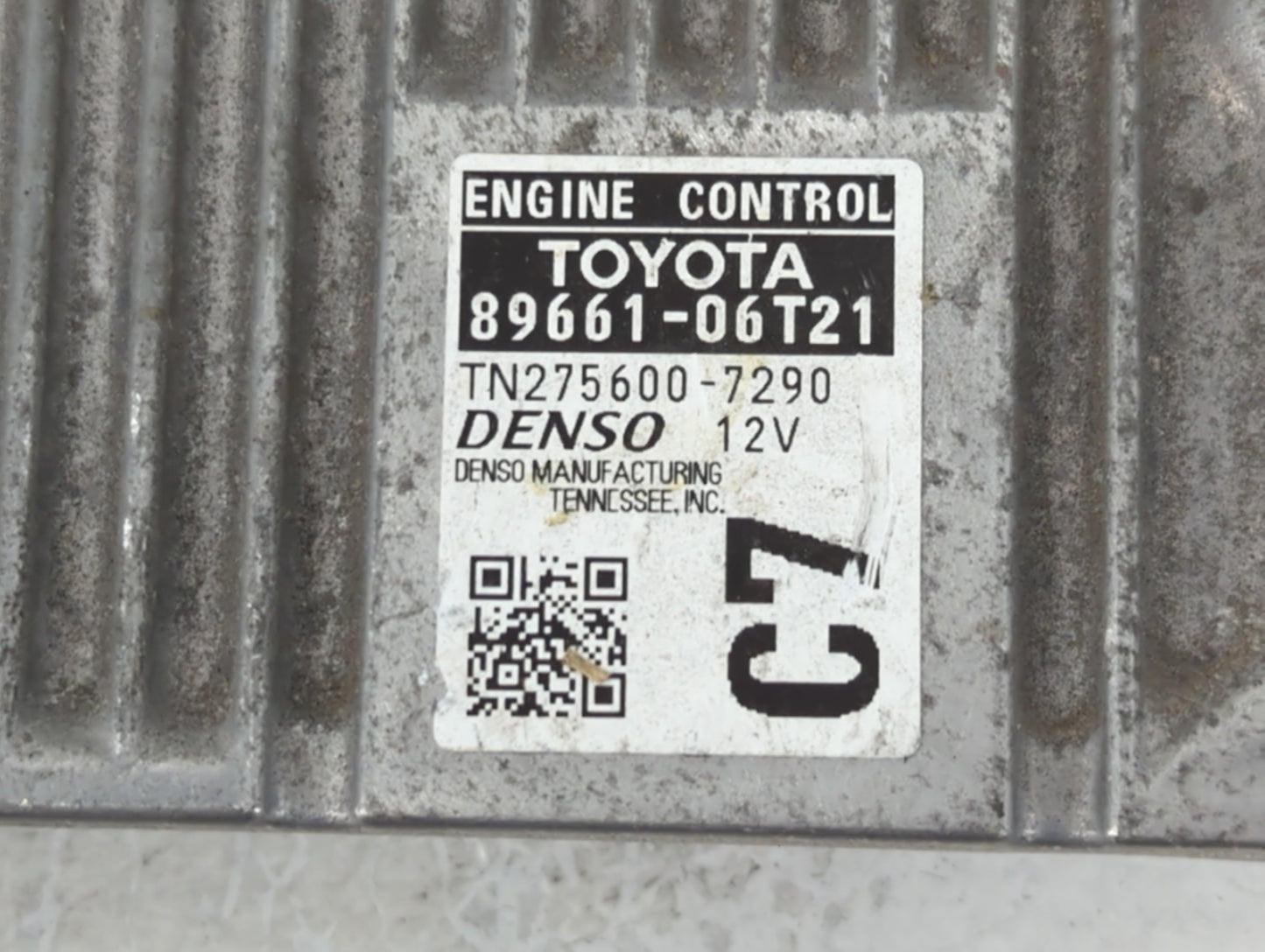 2015 Toyota Camry PCM Engine Control Computer ECU ECM PCU OEM P/N:TN275600-7290 89661-06T21 Fits OEM Used Auto Parts - Oemusedautoparts1.com