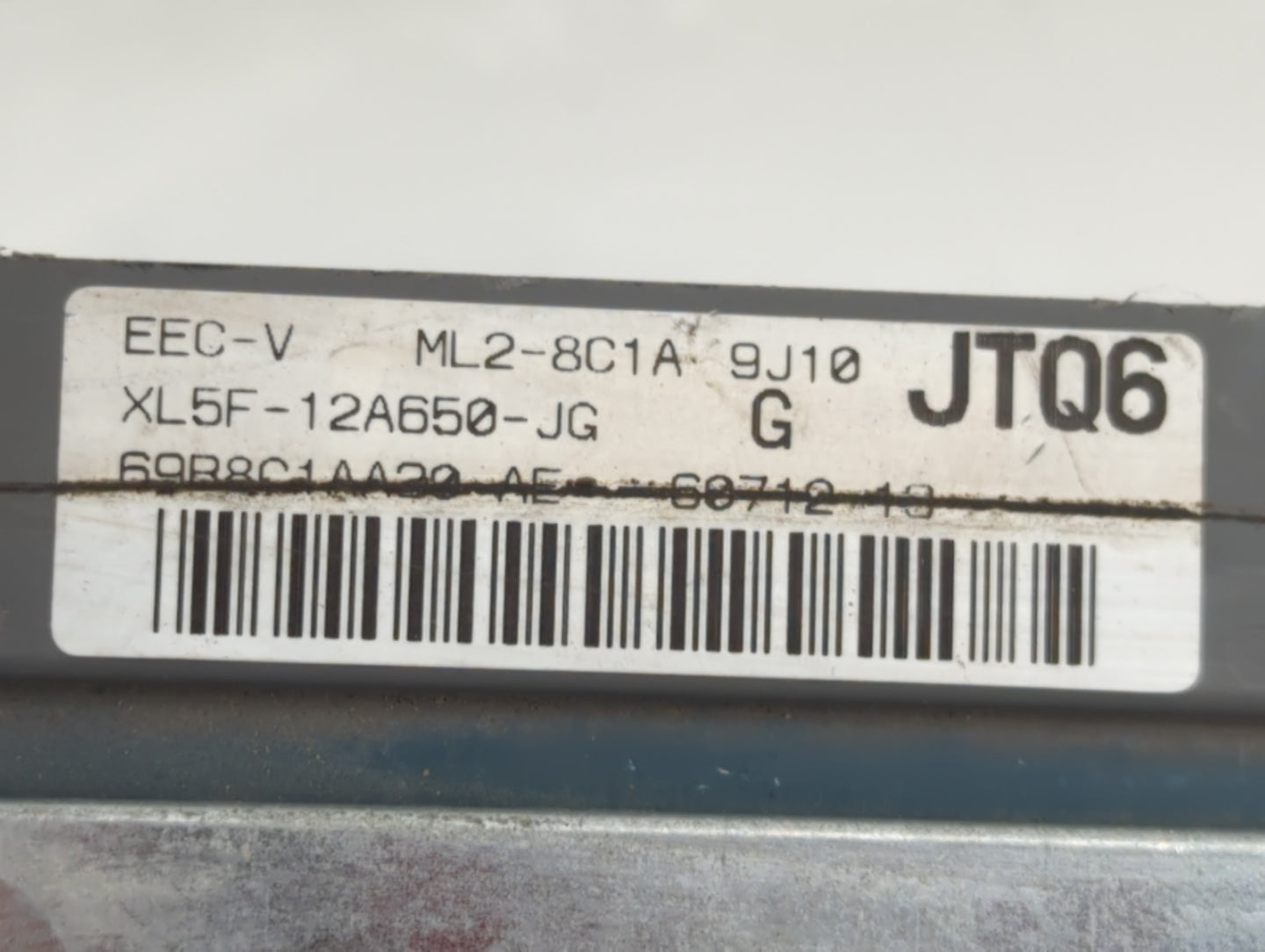 1999-2000 Ford Ranger PCM Engine Control Computer ECU ECM PCU OEM P/N:XL5F-12A650-JG Fits Fits 1999 2000 OEM Used Auto Parts - Oemusedautoparts1.com