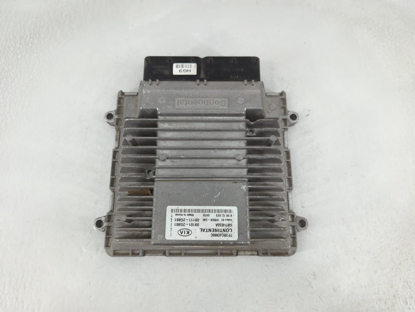 2011-2013 Kia Optima PCM Engine Control Computer ECU ECM PCU OEM P/N:39111-2G861 39101-2G861 Fits Fits 2011 2012 2013 OEM Used Auto Parts - Oemusedautoparts1.com