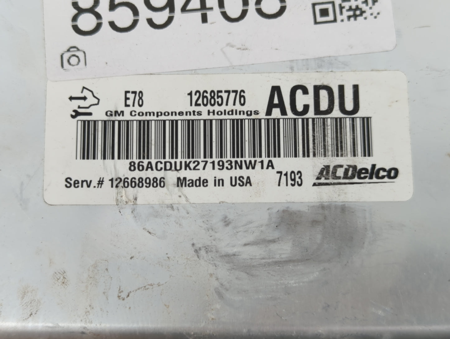2018 Ford Escape PCM Engine Control Computer ECU ECM PCU OEM P/N:12685776 12668986 Fits OEM Used Auto Parts - Oemusedautoparts1.com