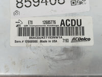 2018 Ford Escape PCM Engine Control Computer ECU ECM PCU OEM P/N:12685776 12668986 Fits OEM Used Auto Parts - Oemusedautoparts1.com