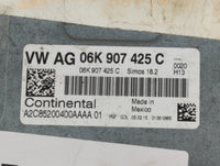 2015-2017 Volkswagen Jetta PCM Engine Control Computer ECU ECM PCU OEM P/N:06K 907 425 C Fits Fits 2015 2016 2017 OEM Used Auto Parts - Oemusedautoparts1.com