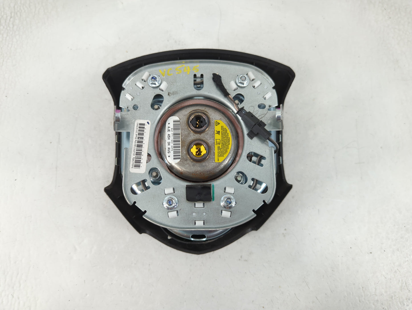 2014 Dodge Caravan Air Bag Driver Left Steering Wheel Mounted P/N:4JE 45H 3H AVG Fits Fits 2013 2015 2016 2017 2018 2019 2020 OEM Used Auto Parts - Oemusedautoparts1.com