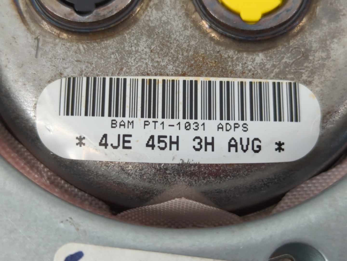 2014 Dodge Caravan Air Bag Driver Left Steering Wheel Mounted P/N:4JE 45H 3H AVG Fits Fits 2013 2015 2016 2017 2018 2019 2020 OEM Used Auto Parts - Oemusedautoparts1.com