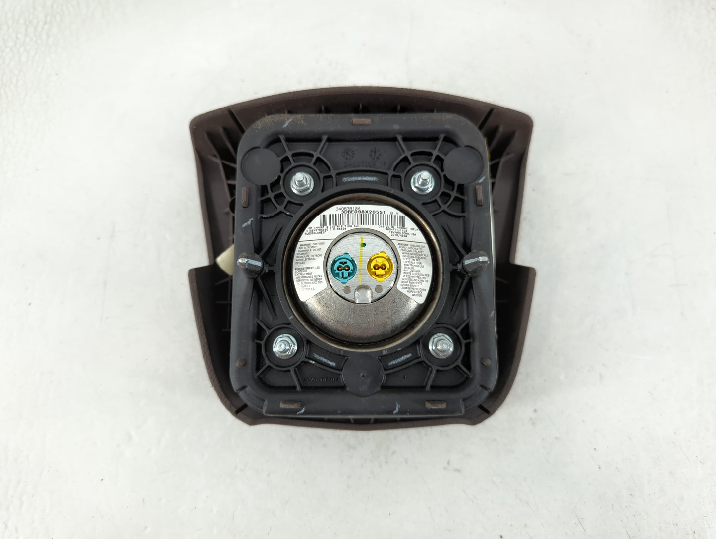 2010 Cadillac Srx Air Bag Driver Left Steering Wheel Mounted P/N:3DBE046X31147 34063618A Fits OEM Used Auto Parts - Oemusedautoparts1.com