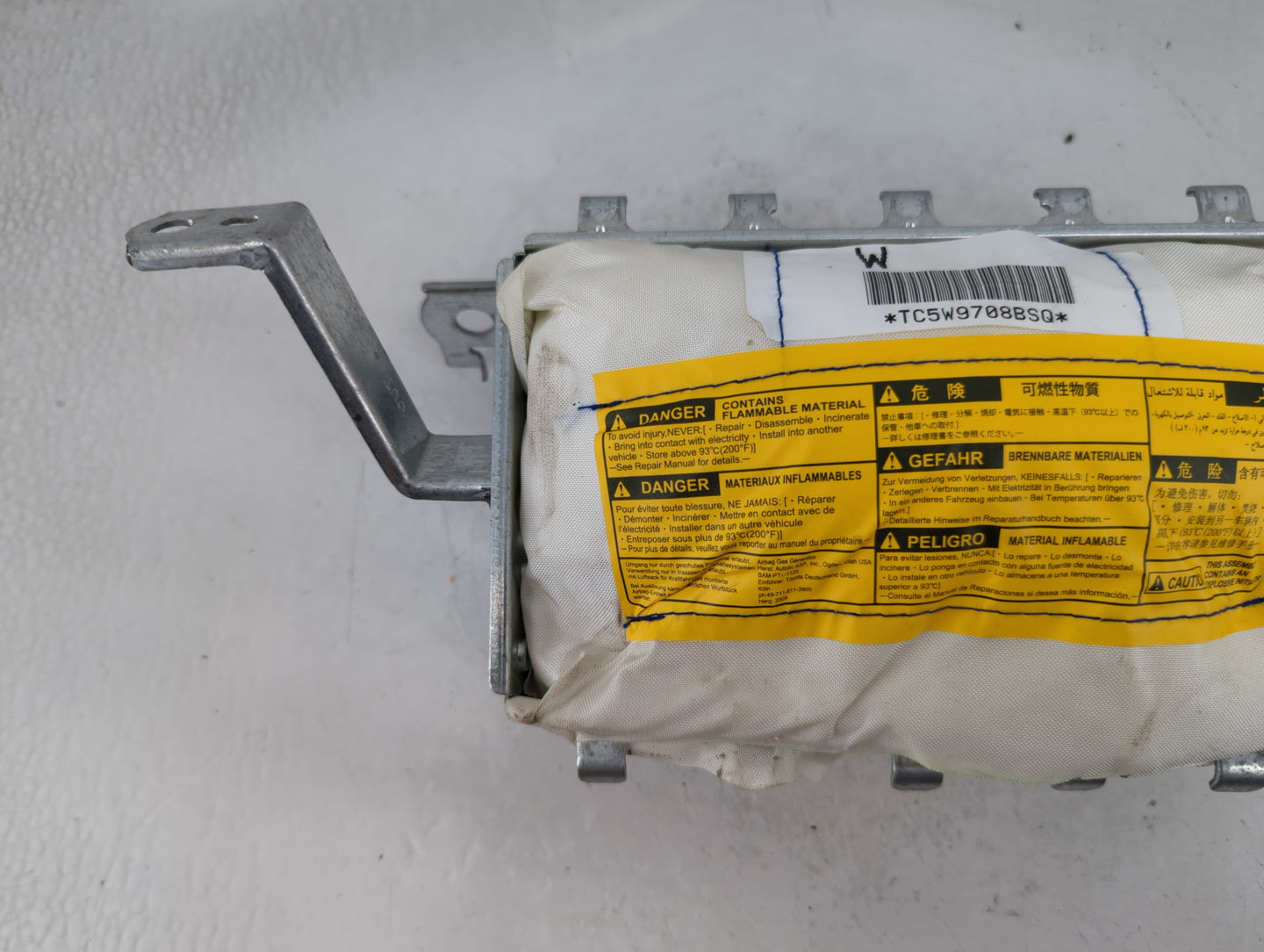 2010-2011 Toyota Camry Air Bag Passenger Right Dashboard OEM Fits Fits 2010 2011 OEM Used Auto Parts - Oemusedautoparts1.com
