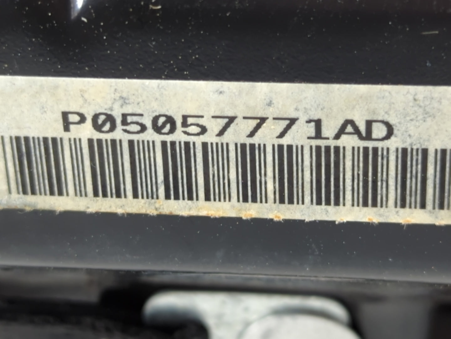 2012 Dodge Caravan Air Bag Driver Left Knee OEM P/N:P05057771AD Fits Fits 2014 2015 2016 2017 2018 OEM Used Auto Parts - Oemusedautoparts1.com