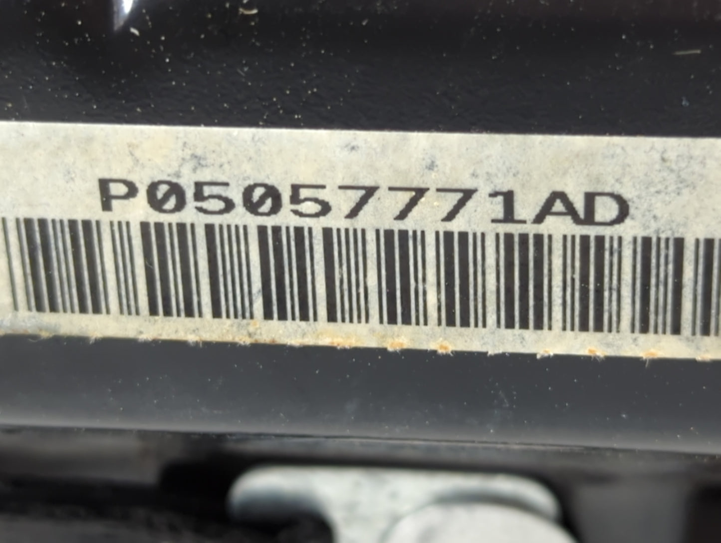 2012 Dodge Caravan Air Bag Driver Left Knee OEM P/N:P05057771AD Fits Fits 2014 2015 2016 2017 2018 OEM Used Auto Parts - Oemusedautoparts1.com