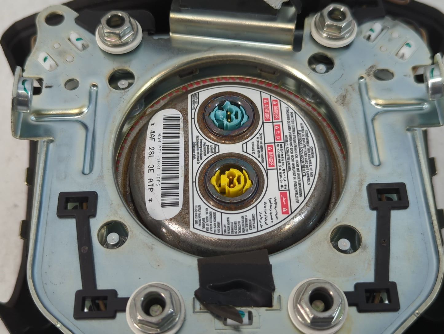 2013-2016 Dodge Dart Air Bag Driver Left Steering Wheel Mounted P/N:P1TL52DX9AD Fits Fits 2013 2014 2015 2016 OEM Used Auto Parts - Oemusedautoparts1.com
