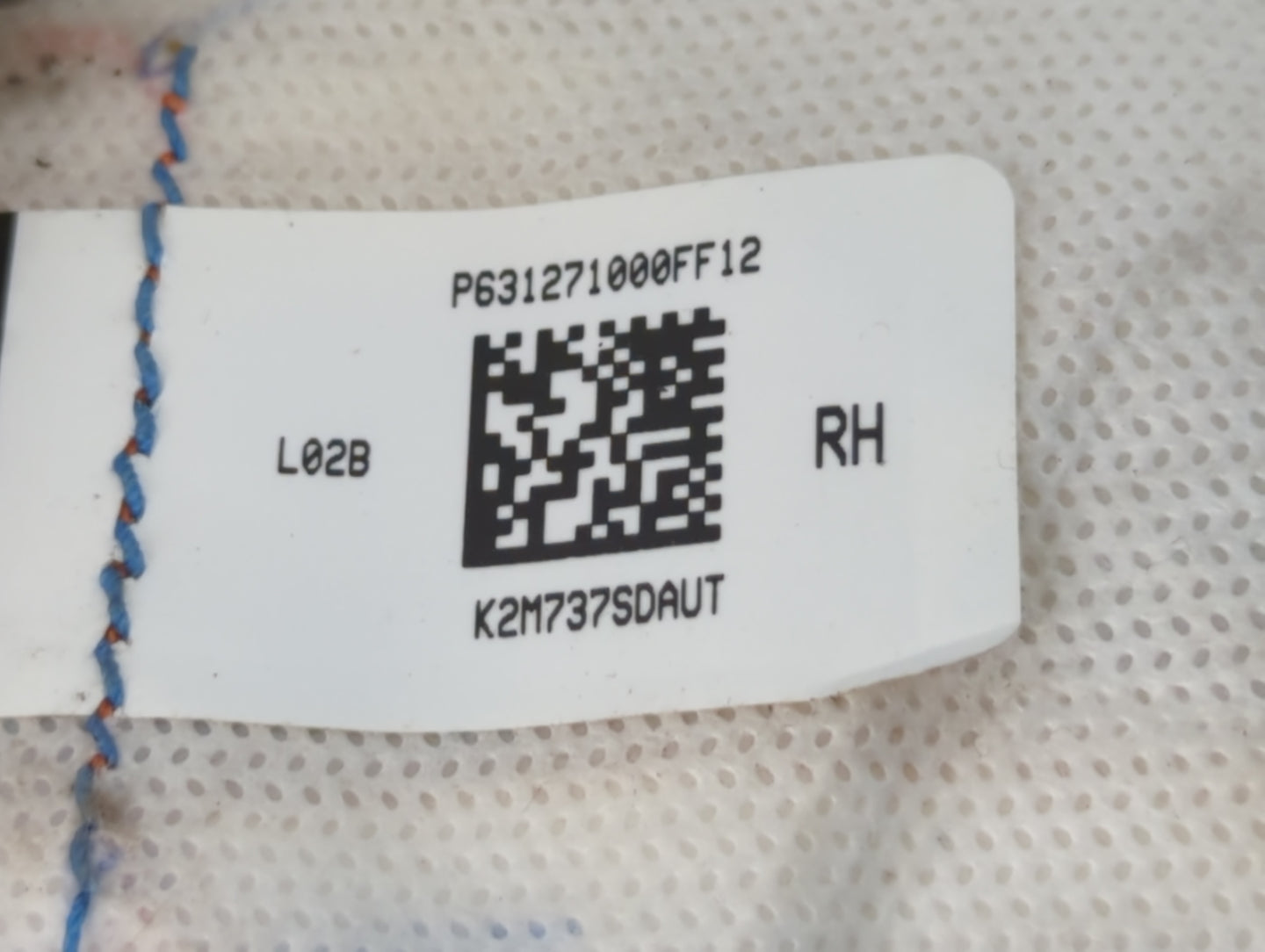 2016-2018 Nissan Versa Air Bag Passenger Right Dashboard OEM P/N:P631271000FF12 Fits Fits 2016 2017 2018 OEM Used Auto Parts - Oemusedautoparts1.com