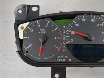 compare product 2008 Chevrolet Impala Instrument Cluster Speedometer Gauges Fits OEM Used Auto Parts