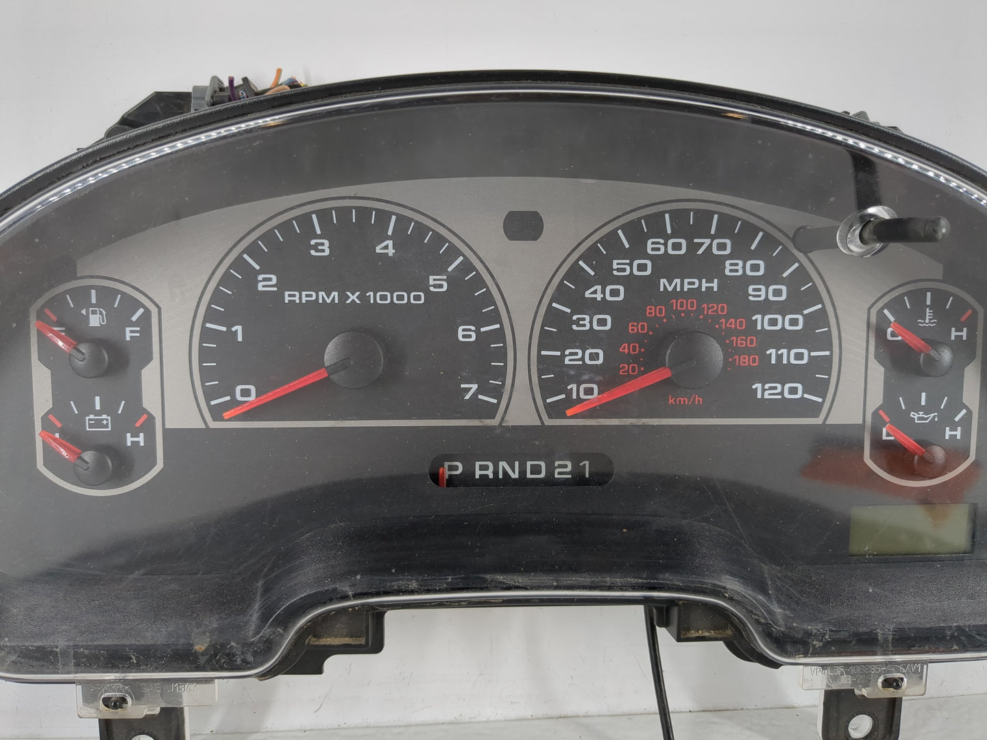 2006 Ford F-150 Instrument Cluster Speedometer Gauges Fits OEM Used Auto Parts - Oemusedautoparts1.com