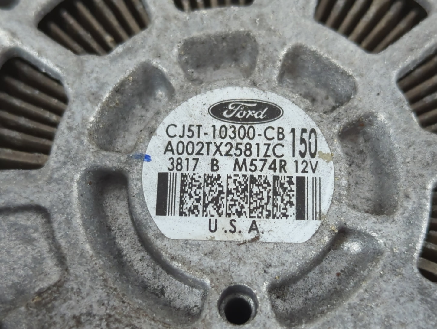 2013-2019 Ford Escape Alternator Replacement Generator Charging Assembly Engine OEM P/N:A002TX2581ZC CJ5T-10300-CB Fits OEM Used Auto Parts