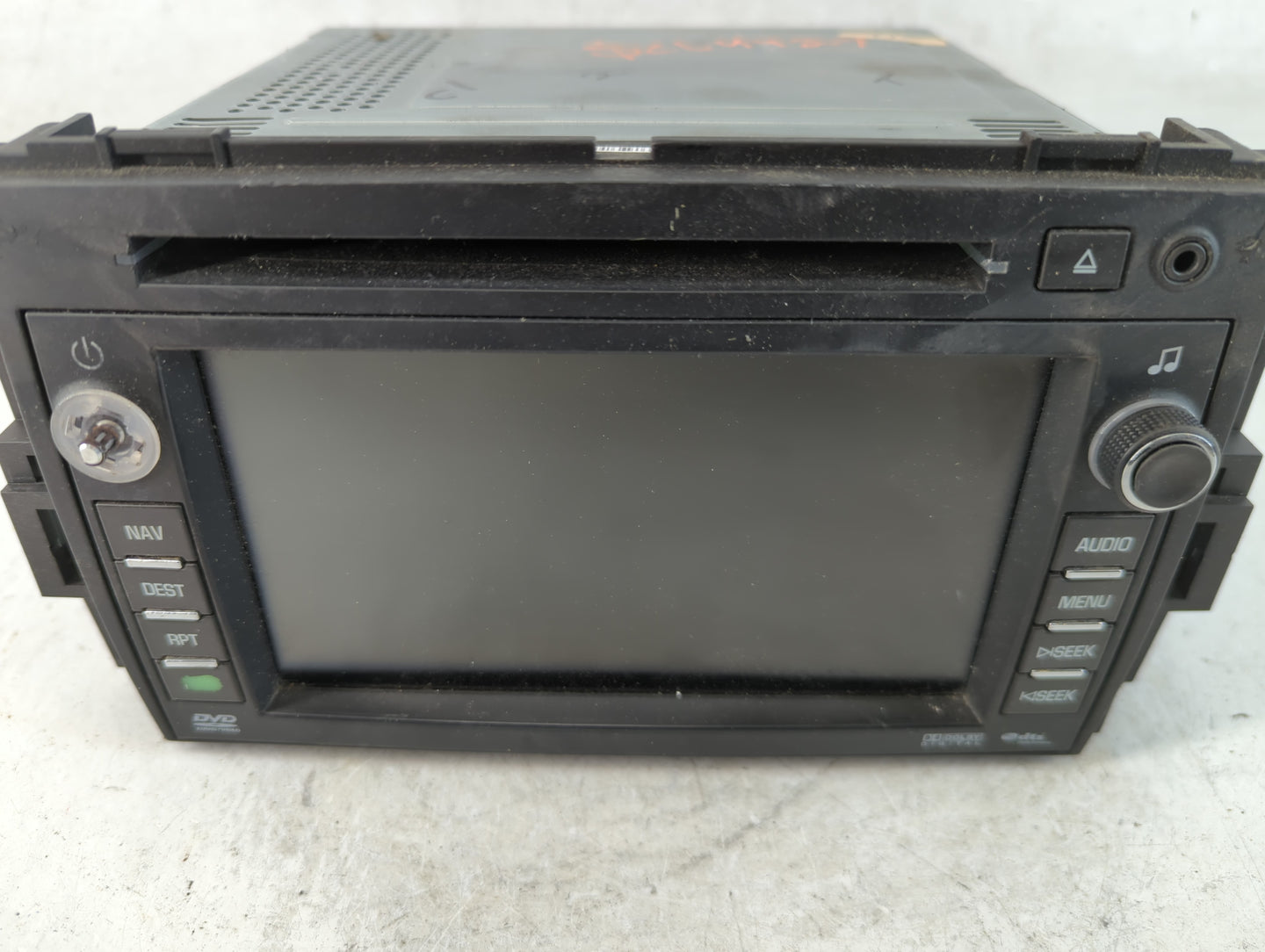 2009 Buick Enclave Radio AM FM Cd Player Receiver Replacement P/N:20792738 Fits OEM Used Auto Parts - Oemusedautoparts1.com