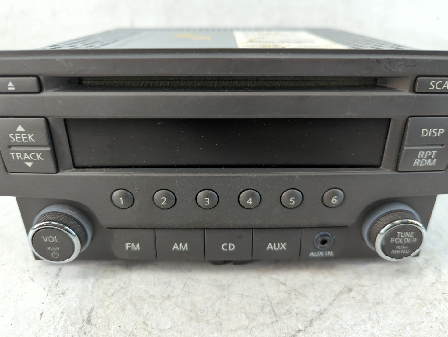 2013-2014 Nissan Sentra Radio AM FM Cd Player Receiver Replacement P/N:28185 3RA2A Fits Fits 2013 2014 OEM Used Auto Parts - Oemusedautoparts1.com